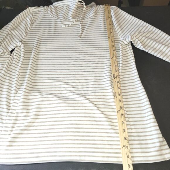 New Talbots Haven Striped Cowl Neck Sweater XL - Picture 5 of 8
